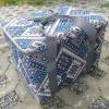 （全台瘋）方格大型裝備袋 帳蓬收納袋 野營露營旅行睡袋 收納包 背駝馱包 托運袋 露營裝備袋